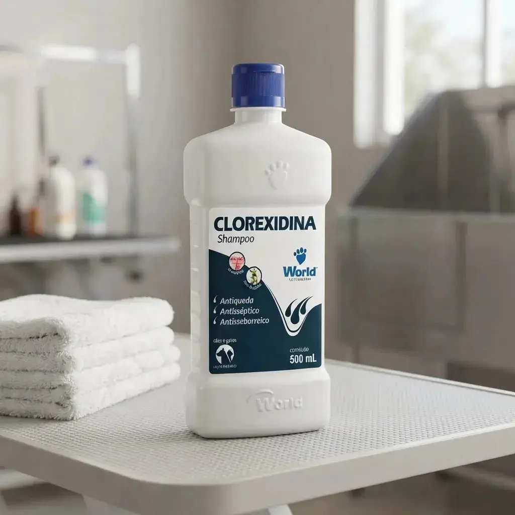 Shampoo para cães Clorexidina World Fragrância Suave Frasco 500 Ml thumbnail 5