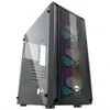 Gabinete Gamer Ninja Leaf, RGB, Mid Tower, Vidro Temperado, ATX, Sem Fonte, Com 3 Fans, GN-CS-LFMTB3F - 1