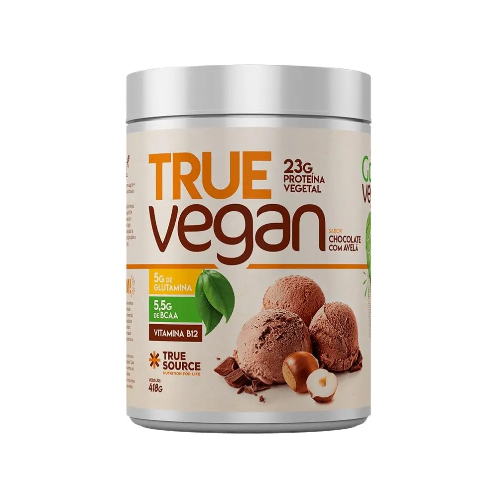 True Source True Vegan (418G) - Chocolate C/ Avelã