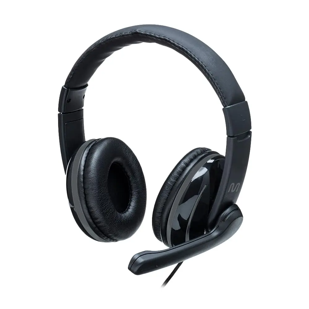 Headset Pro Conexão USB com Mic Preto Multi - PH317