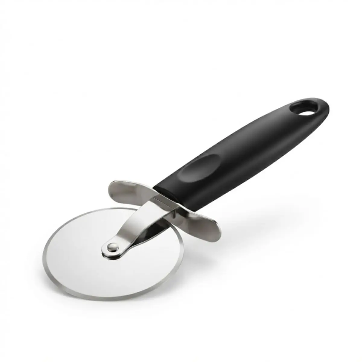 Cortador de Pizza em Aço Inox com Cabo Ergonômico e Apoio para os Dedos | Lâmina Afiada, Cabo Ergonômico, Corte Preciso, Fácil de Usar, Resistente à Ferrugem