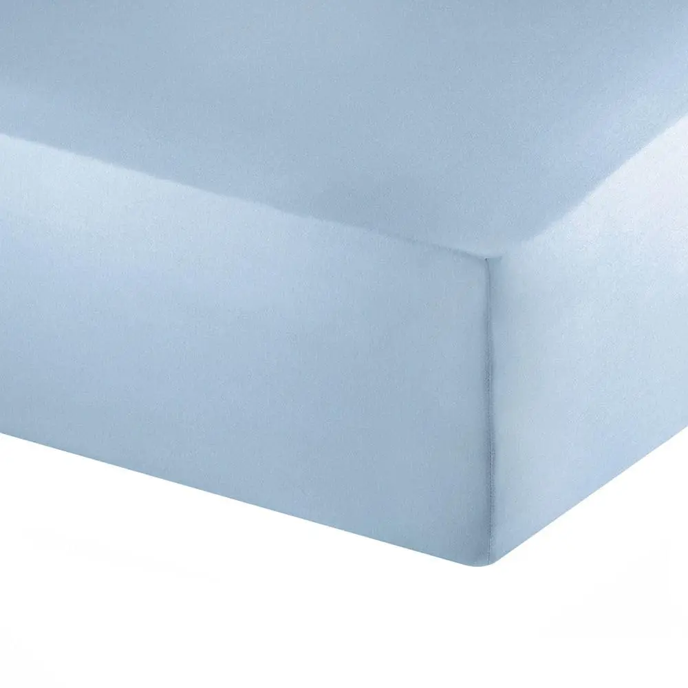 Buddemeyer Lençol Queen Cetim 300 Fios Cetim 300 Fios N. Colors II 100% Algodão Azul