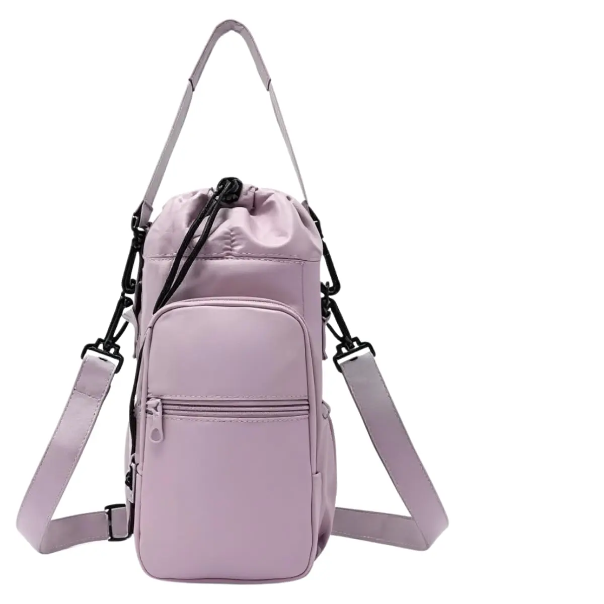 Suporte para Garrafa de Agua Bolsa para Celular Porta Garrafa Ajustavel para Caminhada Trekking Bike Academia Passeio Bolsa Porta Garrafinha Alca de Ombro Regulavel Leve e Resistente (Lilás)