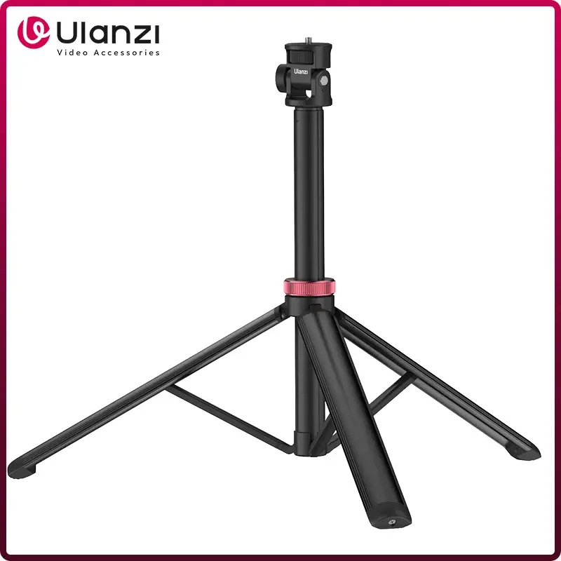Ulanzi MT-79 2M Suporte de luz de liga de alumínio Suporte de tripé portátil para câmera de smartphone DSLR LED projetor de flash de luz de vídeo
