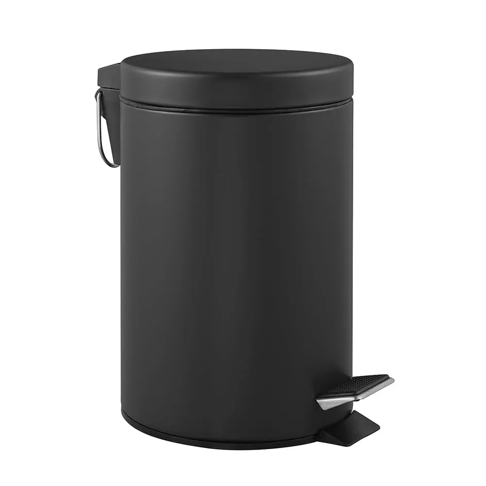 Lixeira com Pedal Standard Color 3 L Preto Brinox