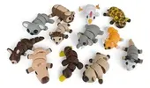 Kit 12 Mini Animais Flexpop Articulados Fidget - 1