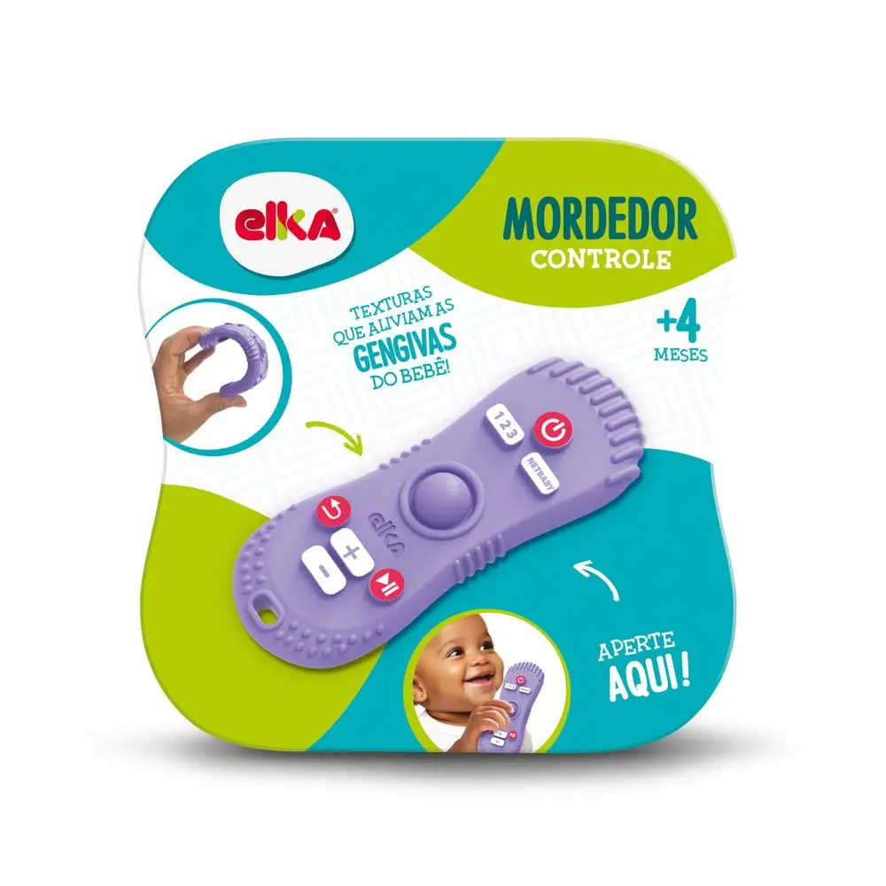 Elka Mordedor Controle TV - Lilás - 1