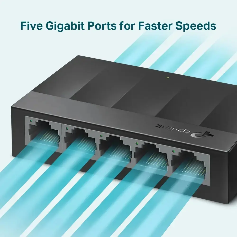 Switch TP-Link LS1005G - 5 Portas GIGABIT 10/100/1000 Mbps thumbnail 8
