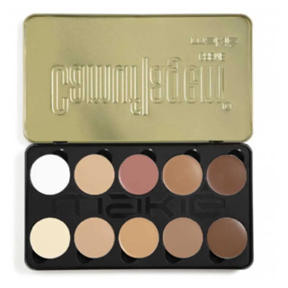 Makiê Paleta Corretivo Camuflagem Creme Escura Média c/10 4g