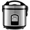 Panela Elétrica de Arroz Philco PH5 Visor Glass 5 Xícaras - Preta/Inox - 110V - 1