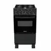 Fogão Venax Picasso Line 4 Bocas Mesa De Vidro Preto Bivolt - 1