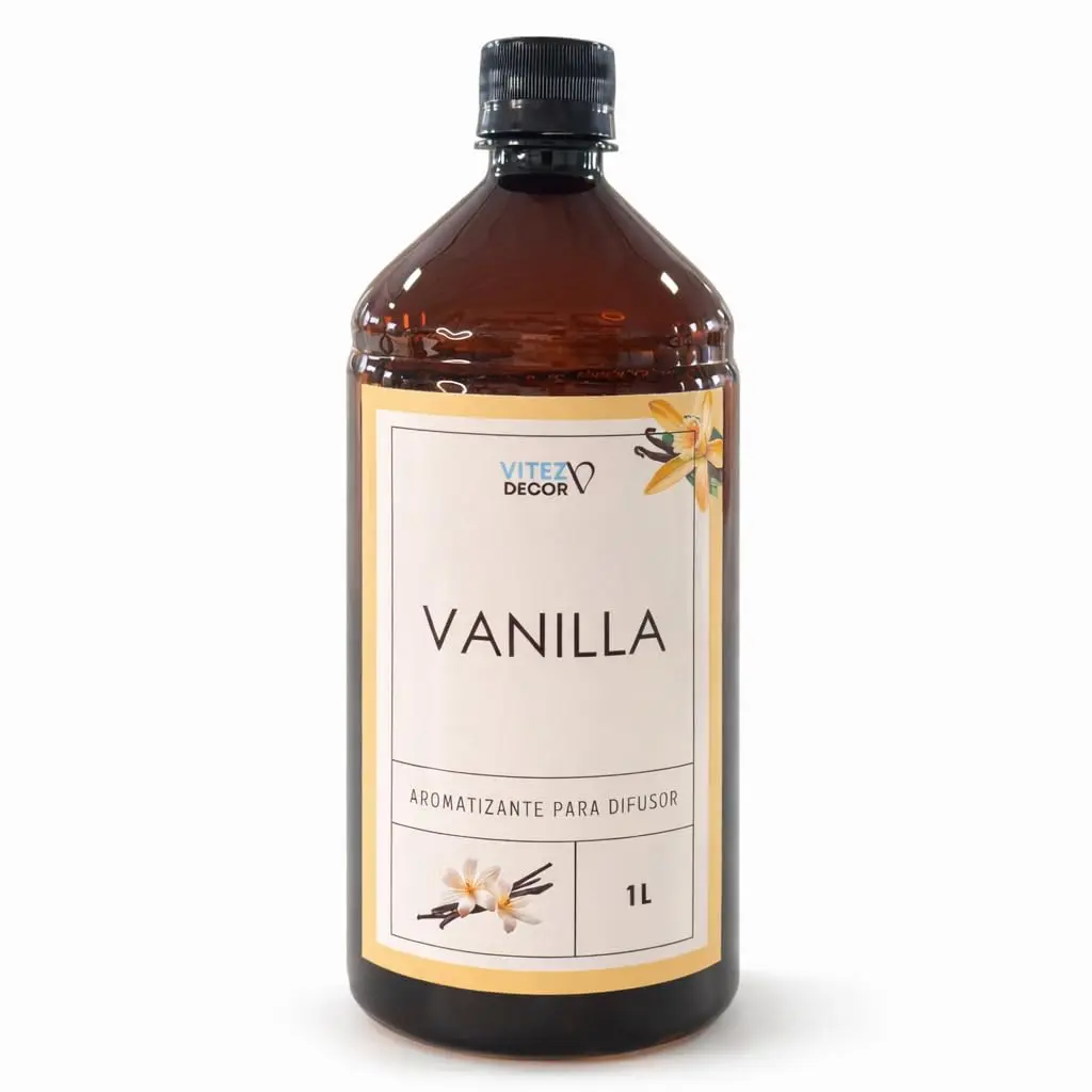 Refil de Aromatizador para Difusor de varetas ambiente 1litro Vanilla com um toque de baunilha
