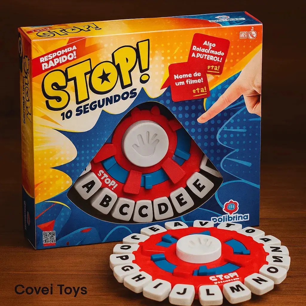 Jogo Stop 3.0 Eletrônico Educativo para Família Com Teclado Digital em Português thumbnail 7