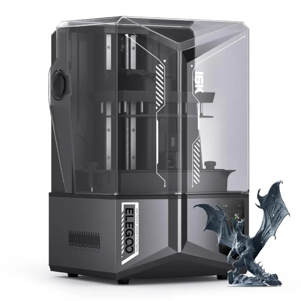 Impressora 3D de resina ELEGOO Saturn 4 Ultra 16K, Aquecimento de tanque inteligente, Impressão de alta velocidade de 150 mm/h, Tamanho de impressão grande de 8,33 × 4,66 × 8,66 polegadas