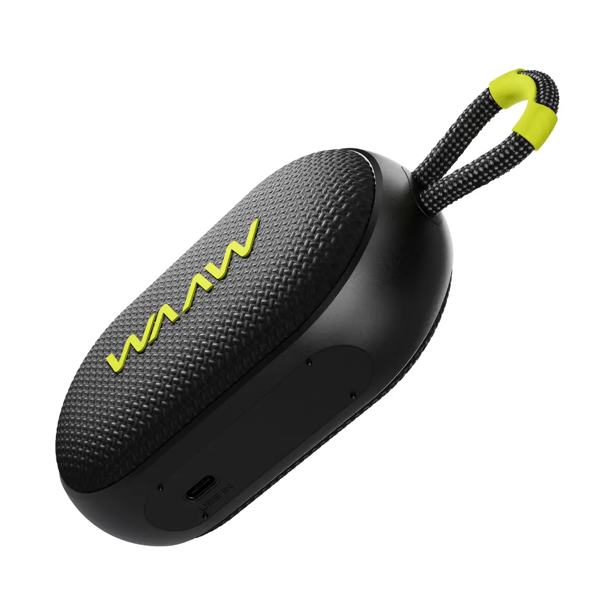 WAAW by ALOK Caixa de Som Bluetooth ME 110 12 Horas de Reprodução, Resistente à Água com Alça Integrada