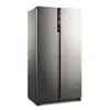 Geladeira Electrolux Frost Free Inverter 435L Efficient com AutoSense Side by Side cor Inox Look (IS4S) 127V ou 227V - 1