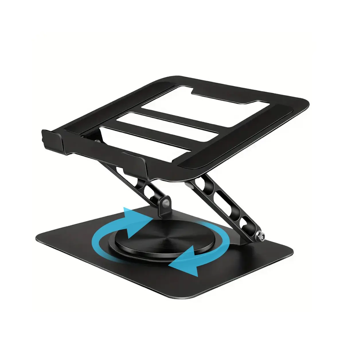 BEMMY Suporte De Notebook Ajustável Para Notebook Dobrável E Ergonômico Para Computador Portátil Compatível Com Laptop Macbook Air/Pro, Hp, Lenovo, Dell More Laptop10-17 Polegadas (Preto)