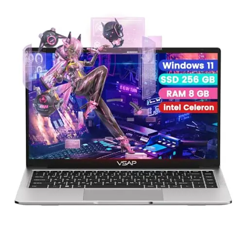 Notebook Intel Celeron 14in 8GB RAM 256GB SSD thumbnail 2
