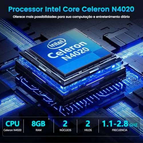Notebook Intel Celeron 14in 8GB RAM 256GB SSD thumbnail 5