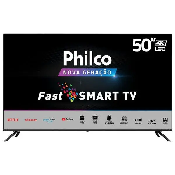 Smart Tv Philco 50 Polegadas 4k Led Ptv50g70sblsg - 1
