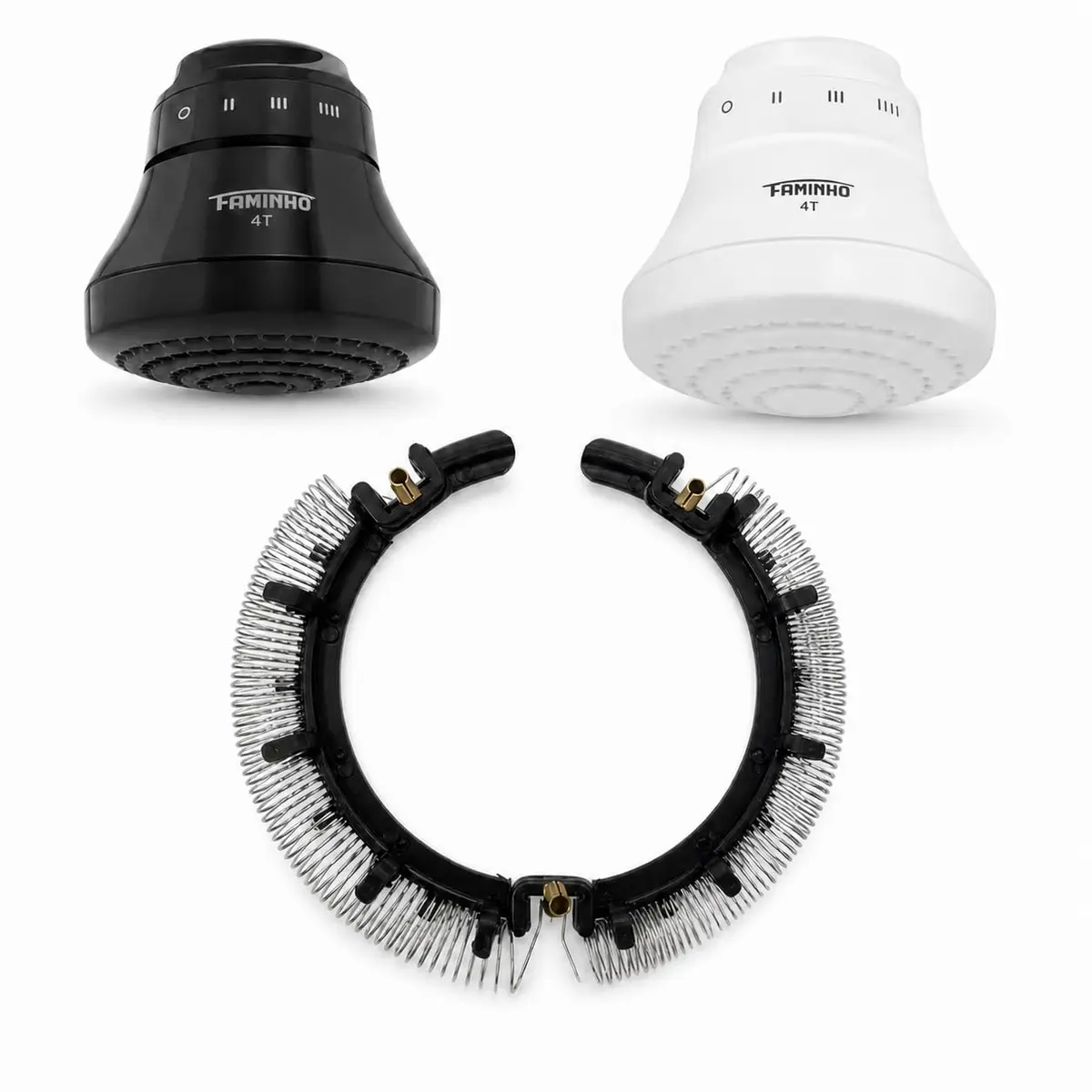 Resistência Compatível com Chuveiro Faminho 4T 220V 6800W | Encaixe Preciso, Material Durável, Alta Condução Elétrica, Aquecimento Rápido - 1