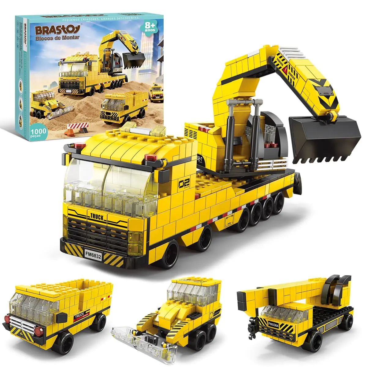 Blocos de Montar Construção Kit STEM Brinquedos Infantil 1000 Peças