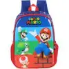 Mochila escolar em poliéster, Super Mario, Vermelho, IS41381MO, Luxcel - 1