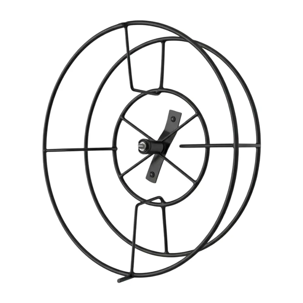 Suporte Giratório para Mangueira de Jardim em Aço (Preto) - 1