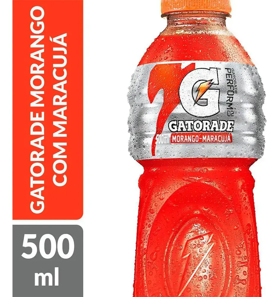 Kit Com 6 Isotônico Gatorade Sabor Morango E Maracujá 500ml thumbnail 2