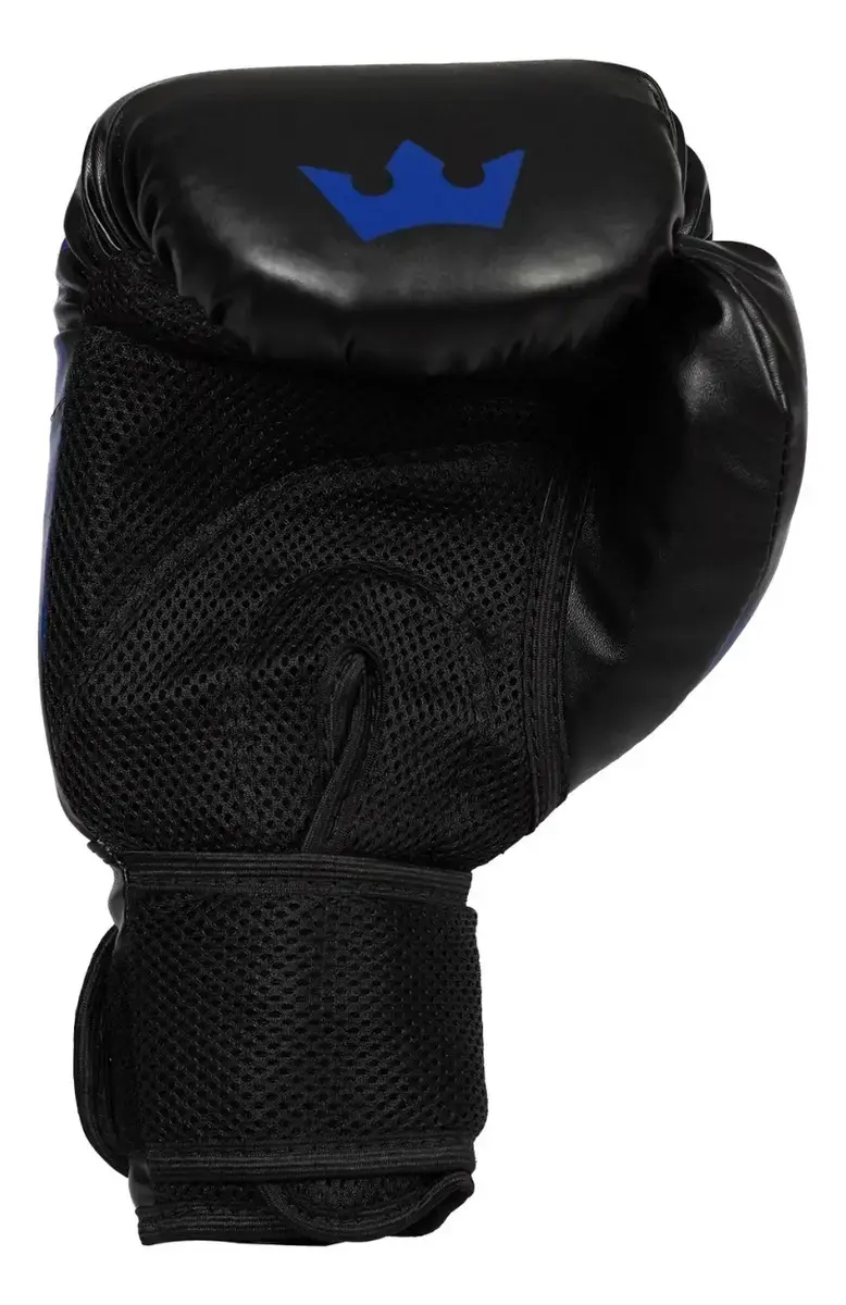 Luva De Boxe Treino Muay Thai Kickboxing Profissional Bks Cor Azul Tamanho 14oz thumbnail 3