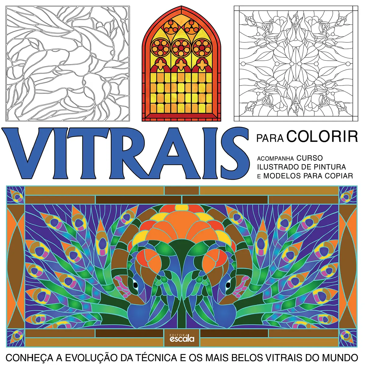 Vitrais para colorir - 1
