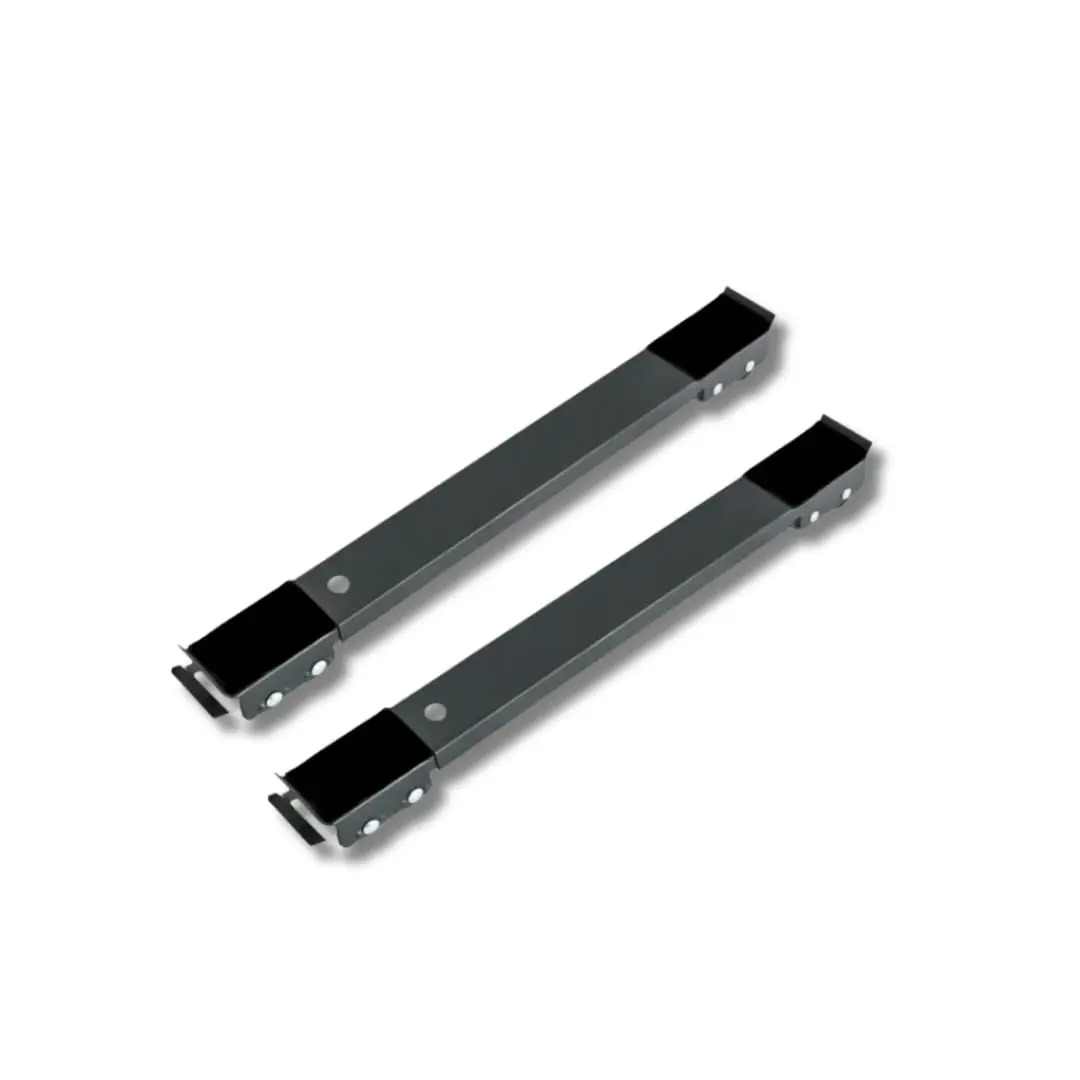 Suporte Base Ajustável com Rodinhas para Geladeira, Fogão e Máquina de Lavar – Até 200kg, Aço Carbono Reforçado, Antiderrapante e Anti Vibração - 1