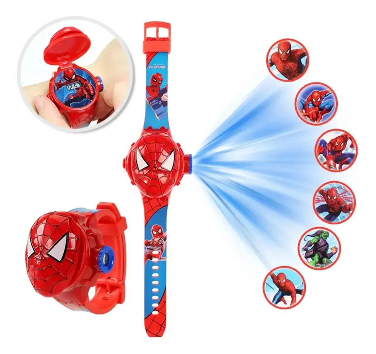 Relógio Homem Aranha Projetor De Imagens thumbnail 3