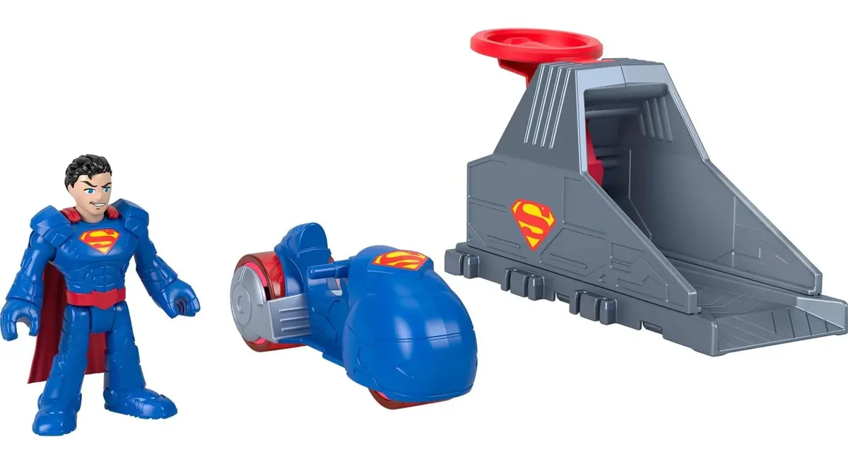 Brinquedo Lançador Mattel Imaginext, DC Super Amigos, Superman | Missões rápidas e cheias de ação, Para crianças a partir de 3 anos - 1