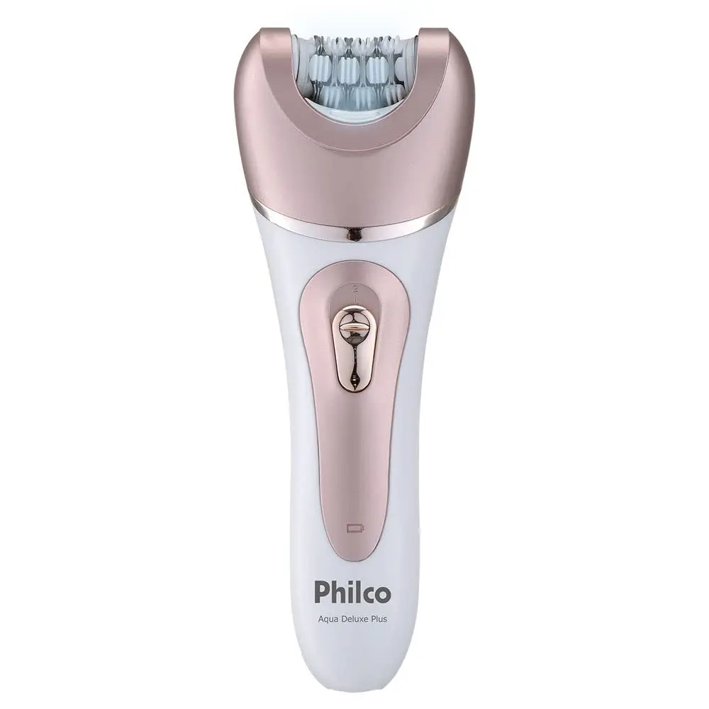 Philco Depilador PDP02R Aqua Deluxe Plus 9 em 1 Sem Fio Bivolt Rosa e Branco Capa massageadora - 1