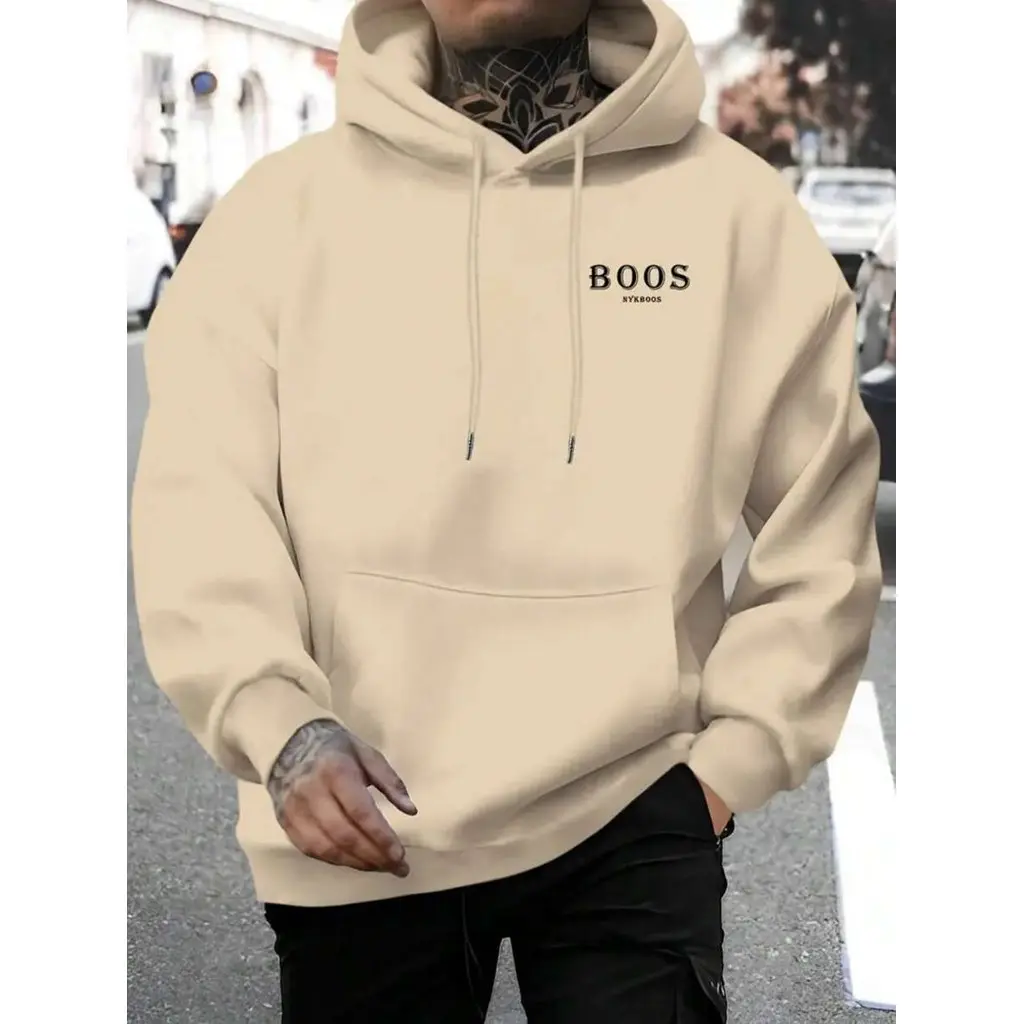 Moletom Canguru Blusa De Frio Personalizado Uniseex Desenho  Boos Streetwear Flanelado Capuz e Bolso
