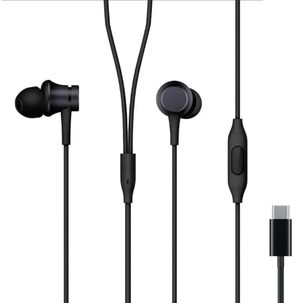 Fone de Ouvido com Fio Premium com Microfone e Controle de Volume, Anti-Ruído (99,15%), Cabo Antitramado, Compatível com Samsung, Motorola, LG e Smartphones USB-C - Preto – 7G