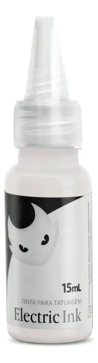 Tinta Tatuagem Electric Ink Profissiona Branco Real - 15ml - 1