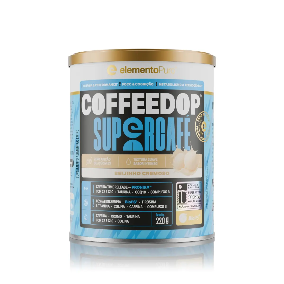 Supercafé COFFEEDOP Beijinho Cremoso 220g - elementoPuro | elementoPuro - 1