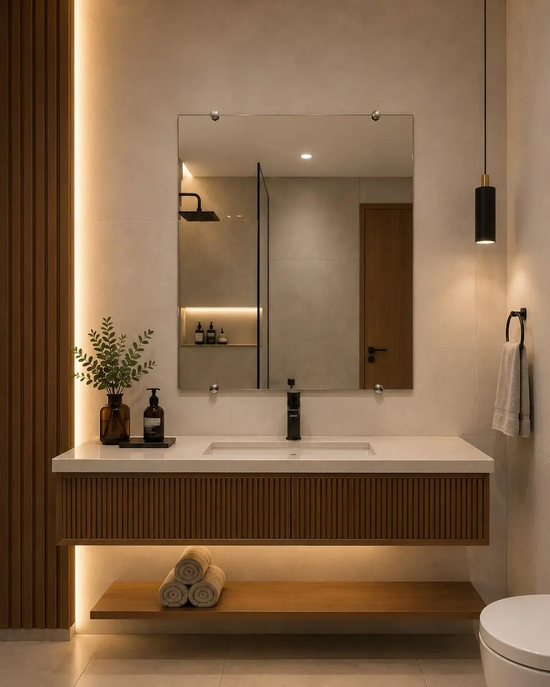 Espelho Grande 90x80 Lapidado Para Quarto/Sala/Banheiro Para Barbear ou Maquiagem Penteadeira Decorativo