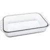 Assadeira Retangular Marinex em Vidro - 36 cm - 1