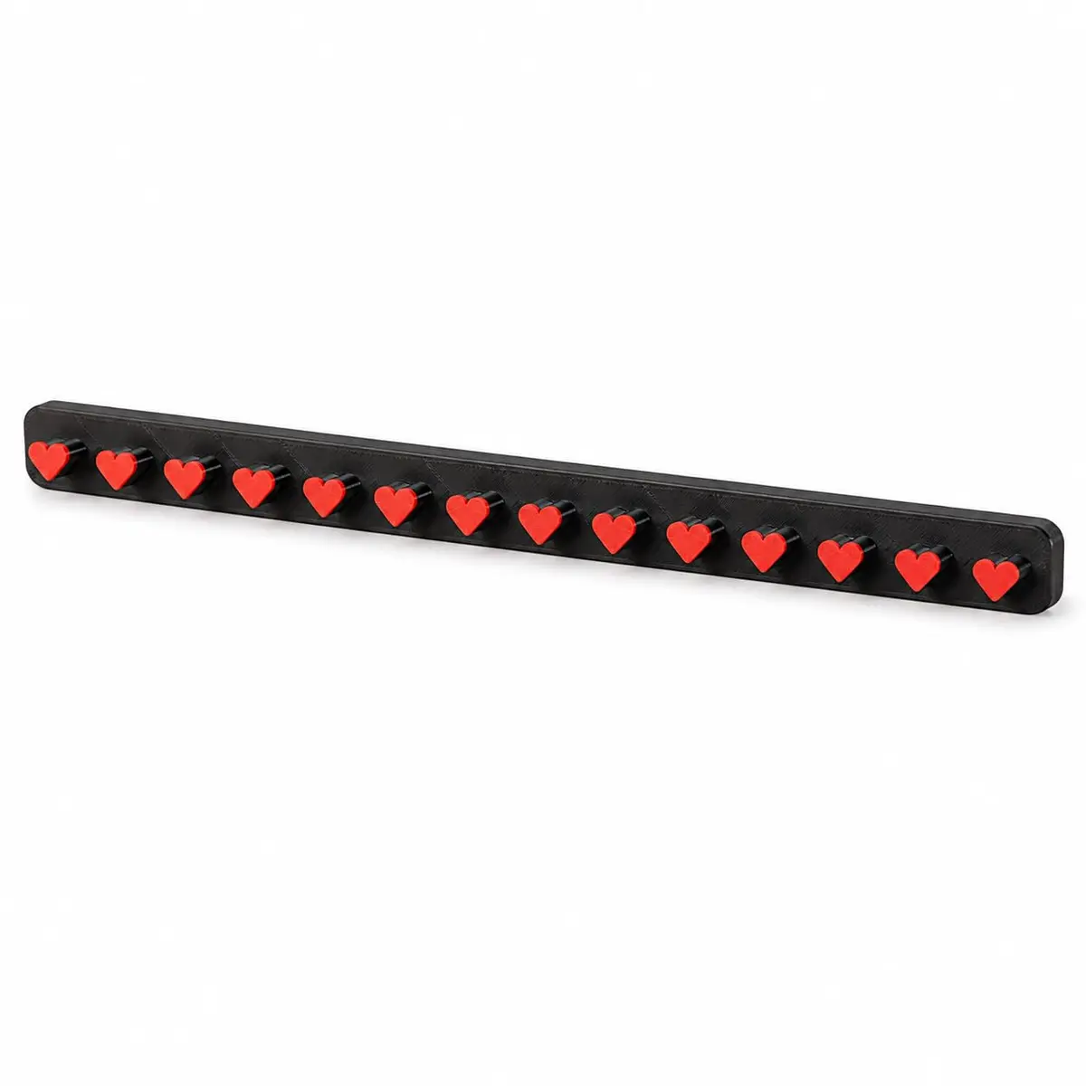 Suporte para Colares com 15 Corações – Organização com Charme e Elegância - MBB Shop Mix (24cm)