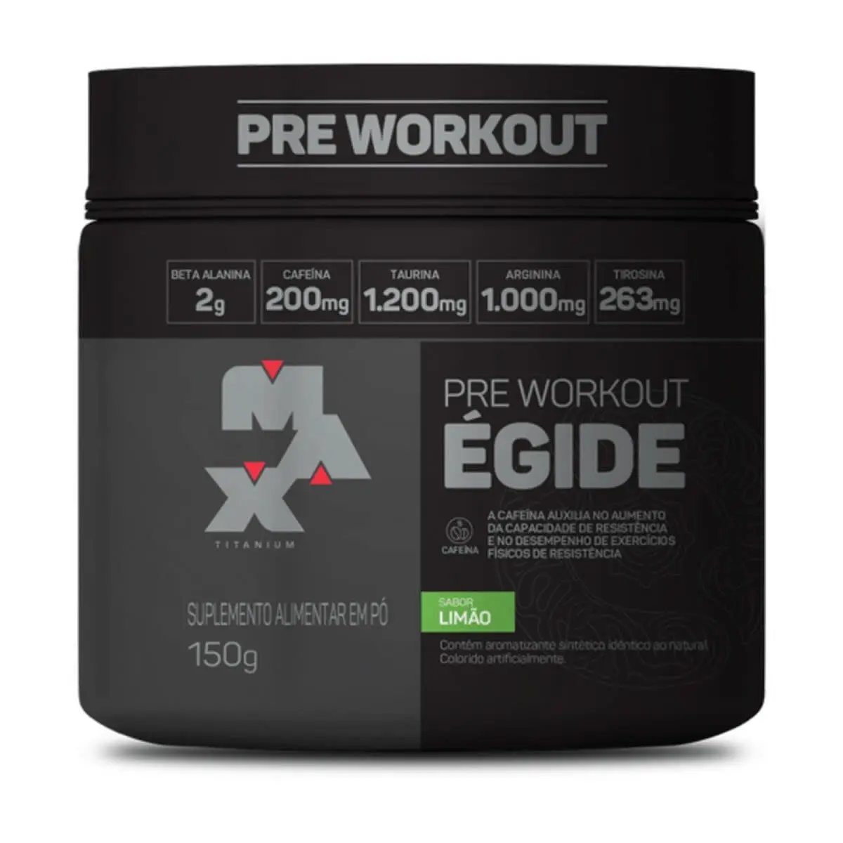 Egide Pre-Workout 150G Max Titanium (Limão)