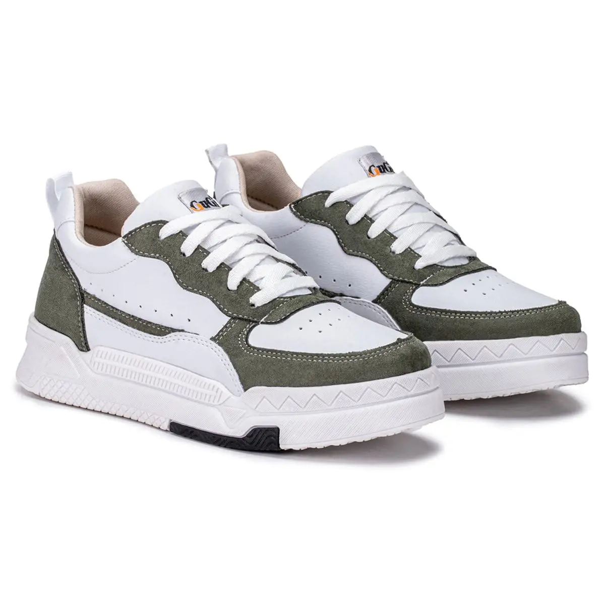 Tênis Feminino Jade Casual GuGi Em Camurça Solado Flatform Confort 623-GG