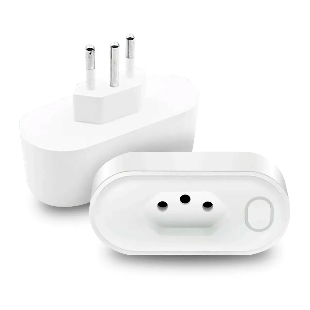 Tomada Inteligente Wi-Fi 16A - Controle por Voz com Alexa e Google Assistant, Programável, 1800W, Bivolt, Branco - 1