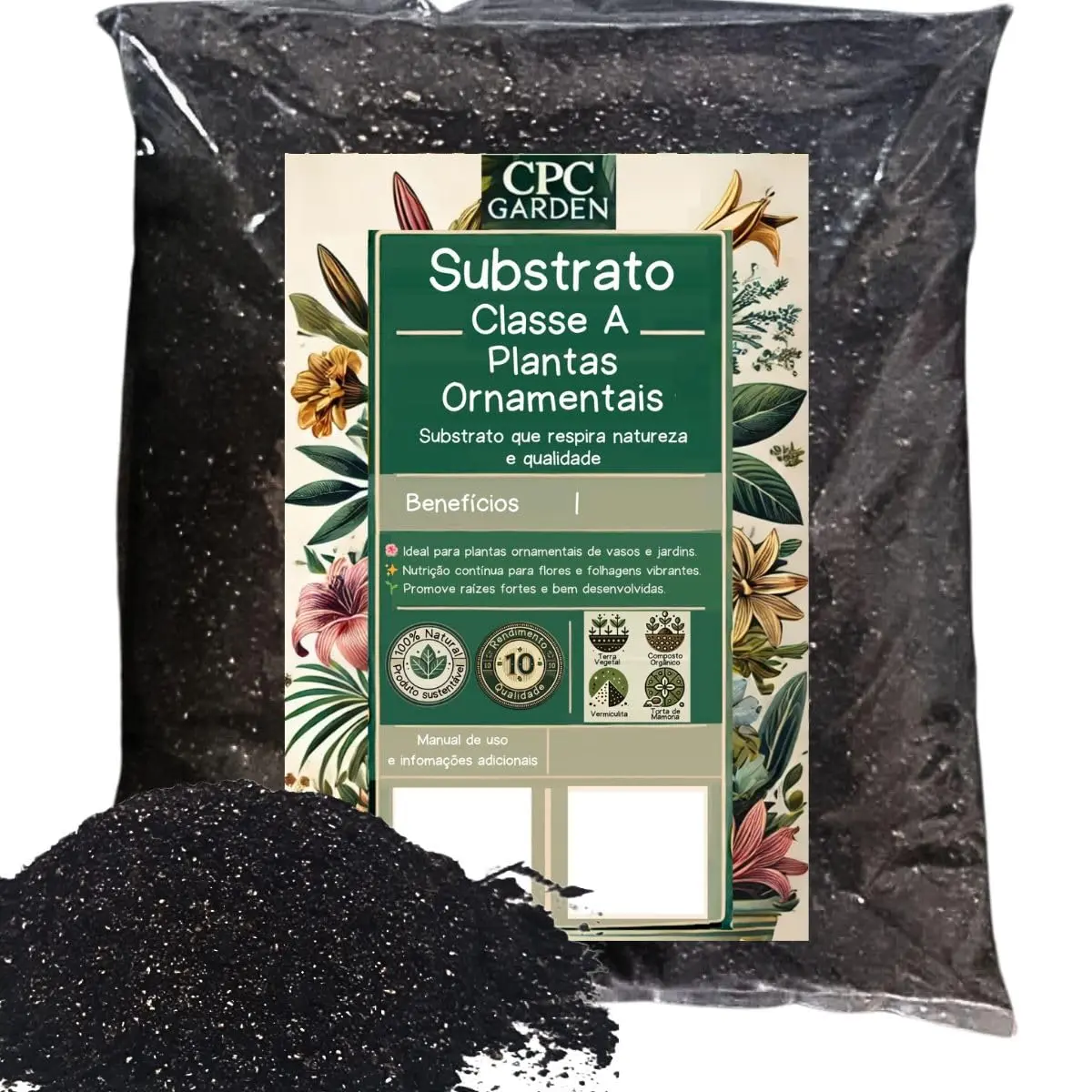Substratos Classe A CPC Garden Plantas Ornamentais (5 Litros) - 1