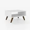 Mesa de Centro Nicho Retangular Retrô RT3020 Movelbento - Branco - 1