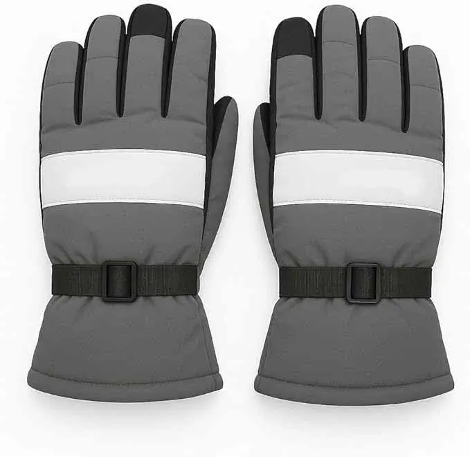 Luvas de Inverno para Motociclista, ne e frio inverno, Impermeável, Resistente à Chuva, com Forro Interno e Regulagem no Pulso - 1
