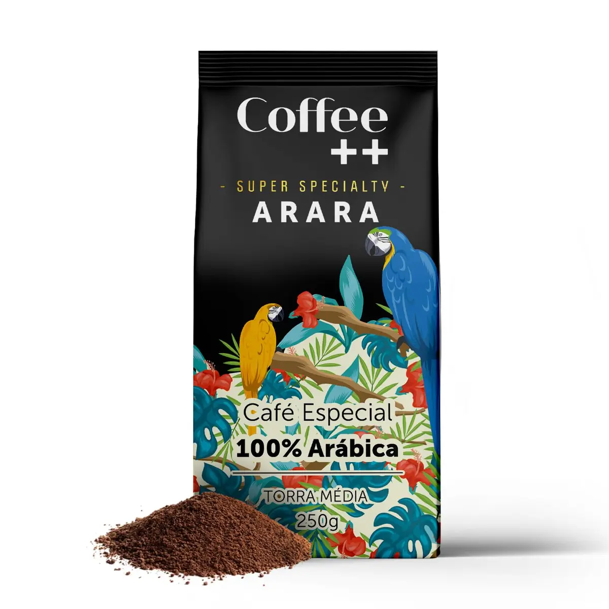 Coffee Mais │Café Super Especial ARARA Torrado e Moído│100% Arábica │ Torra Média │250g - 1