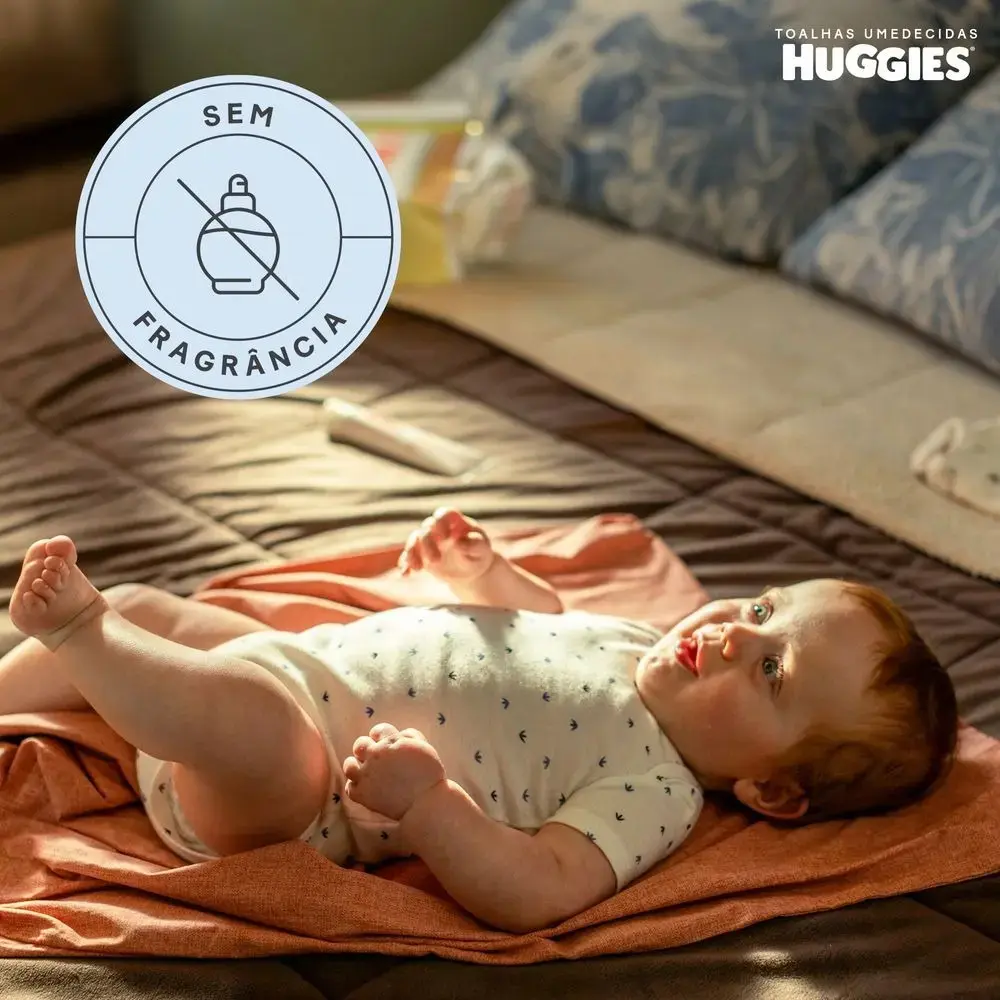 Lenços Umedecidos Huggies Recém Nascido Pack C/4 - 192 Un thumbnail 2